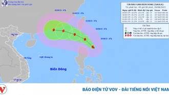 Cơn bão rất mạnh Saola có khả năng di chuyển vào biển Đông