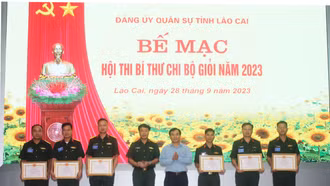 Đảng ủy Quân sự tỉnh bế mạc Hội thi bí thư chi bộ giỏi năm 2023 