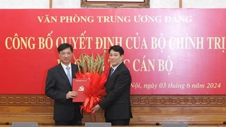 Đồng chí Nguyễn Duy Ngọc giữ chức Chánh Văn phòng Trung ương Đảng