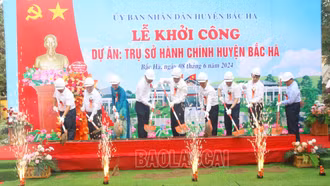 Khởi công dự án Trụ sở hành chính huyện Bắc Hà