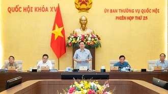 Khai mạc phiên họp thứ 25 Ủy ban Thường vụ Quốc hội