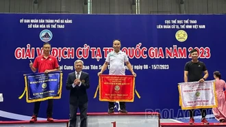 Giải vô địch Cử tạ trẻ Quốc gia năm 2023: Lào Cai chiến thắng rực rỡ với 6 Huy chương Vàng và giải Nhì toàn đoàn