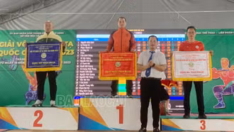 Cử tạ Lào Cai chiến thắng giòn giã tại Giải Vô địch cử tạ quốc gia