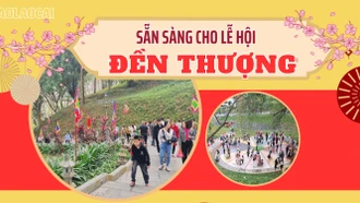 Sẵn sàng cho Lễ hội đền Thượng