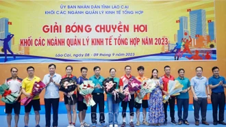 Bế mạc Giải Bóng chuyền hơi khối các ngành quản lý kinh tế tổng hợp