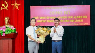 Đồng chí Lê Trường Giang được bổ nhiệm giữ chức vụ Giám đốc Đài Phát thanh - Truyền hình tỉnh