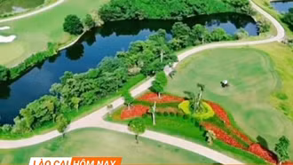 Một góc sân Golf Lào Cai