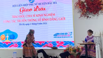 Bắc Hà: Các tổ truyền thông tích cực giao lưu, trao đổi kinh nghiệm