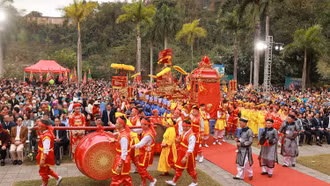 Tưng bừng khai mạc Lễ hội đền Thượng Xuân Giáp Thìn 2024