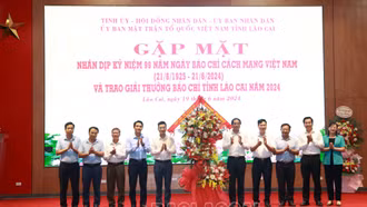 Thư cảm ơn của Báo Lào Cai nhân kỷ niệm 99 năm Ngày Báo chí Cách mạng Việt Nam