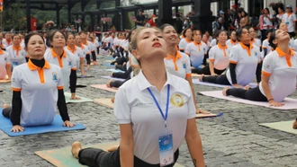 Ngày Quốc tế Yoga lần thứ 9 làm giàu thêm tình hữu nghị Việt - Ấn