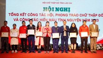 Hội Chữ thập đỏ tỉnh tổng kết công tác hội, phong trào chữ thập đỏ