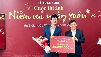 Phóng viên Báo Lào Cai đoạt giải Nhất Cuộc thi ảnh "Niềm vui ngày Xuân" do Báo Dân trí tổ chức