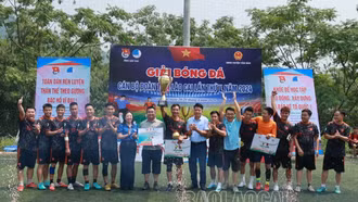 Huyện đoàn Bắc Hà vô địch Giải bóng đá cán bộ đoàn tỉnh Lào Cai