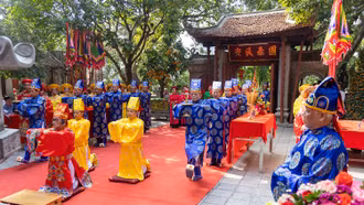 Tôn nghiêm Lễ tế dân gian đền Thượng