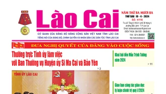 Báo Lào Cai Thường kỳ số 4116 ra ngày 19/4/2024