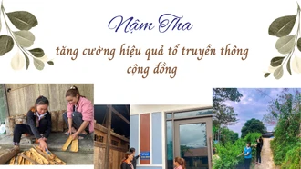 Nậm Tha tăng cường hiệu quả tổ truyền thông cộng đồng