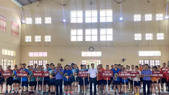 Khai mạc Giải cầu lông, quần vợt, bóng chuyền hơi ngành kiểm sát nhân dân