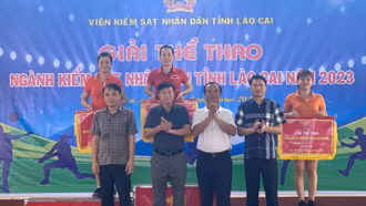 Bế mạc Giải cầu lông, quần vợt, bóng chuyền hơi ngành kiểm sát nhân dân 