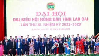 Đại hội Hội Nông dân tỉnh Lào Cai lần thứ XI, nhiệm kỳ 2023 - 2028 thành công tốt đẹp