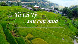 Tả Củ Tỷ sau cơn mưa