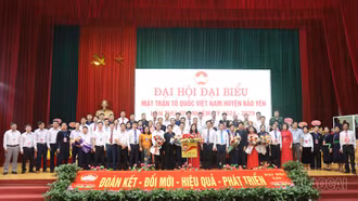 Đại hội đại biểu MTTQ Việt Nam huyện Bảo Yên lần thứ XIV, nhiệm kỳ 2024 - 2029 thành công tốt đẹp