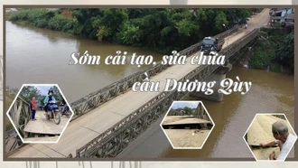 Sớm cải tạo, sửa chữa cầu Dương Qùy