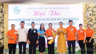 Bắc Hà: Sôi nổi hội thi tuyên truyền viên giỏi các tổ truyền thông cộng đồng