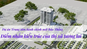 Dự án Trung tâm hành chính mới Bảo Thắng: Điểm nhấn kiến trúc của thị xã tương lai