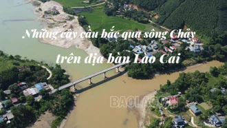 Những cây cầu bắc qua sông Chảy trên địa bàn Lào Cai