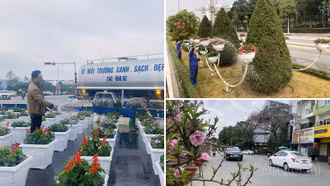 Thành phố Lào Cai chỉnh trang đô thị đón năm mới