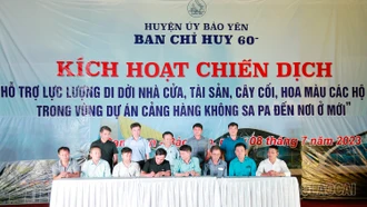 Bảo Yên kích hoạt Chiến dịch 60 ngày đêm hỗ trợ di chuyển các hộ dân trong vùng dự án Cảng Hàng không Sa Pa