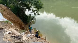 Khắc phục các điểm sạt lở trên Tỉnh lộ 160