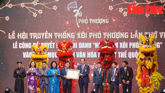 Nghề làm xôi Phú Thượng nhận quyết định Di sản văn hóa phi vật thể Quốc gia