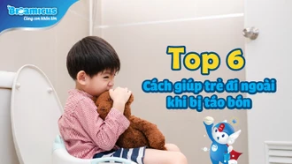 TOP 6 cách giúp trẻ đi ngoài khi bị táo bón