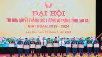 Đại hội Thi đua Quyết thắng lực lượng vũ trang tỉnh Lào Cai thành công tốt đẹp