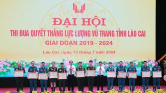 Đại hội Thi đua Quyết thắng lực lượng vũ trang tỉnh Lào Cai thành công tốt đẹp