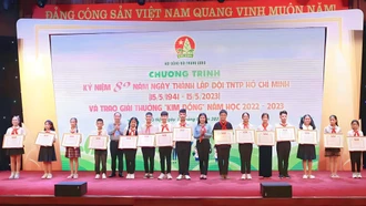 Lào Cai: 2 chỉ huy đội xuất sắc giành giải thưởng Kim Đồng