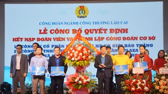 Công đoàn ngành Công Thương: Thành lập mới 4 công đoàn cơ sở