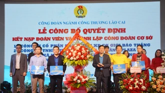 Công đoàn ngành Công Thương: Thành lập mới 4 công đoàn cơ sở