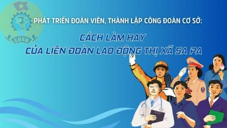 Phát triển đoàn viên, thành lập công đoàn cơ sở: Cách làm hay của Liên đoàn Lao động thị xã Sa Pa