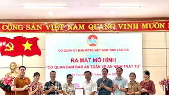 Ra mắt mô hình điểm “Cơ quan đảm bảo an toàn về an ninh trật tự”