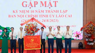 Gặp mặt kỷ niệm 10 năm thành lập Ban Nội chính Tỉnh ủy Lào Cai (24/8/2013 - 24/8/2023)