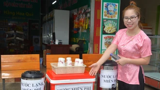 Tiệm nước "0 đồng"