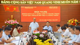 Lấy ý kiến góp ý vào Dự thảo Luật Quy hoạch đô thị và nông thôn