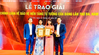 Lào Cai có 2 tác phẩm đạt giải Khuyến khích Cuộc thi Chính luận về bảo vệ nền tảng tư tưởng của Đảng lần thứ 3