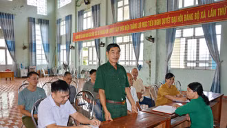 Chuyển biến tích cực từ việc cấp ủy cấp trên dự, chỉ đạo sinh hoạt chi bộ