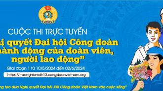 Triển khai Cuộc thi trực tuyến “Nghị quyết đại hội công đoàn và hành động của đoàn viên, người lao động”