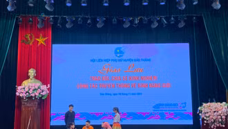 Bảo Thắng: Đa dạng hình thức truyền thông bảo vệ phụ nữ, trẻ em