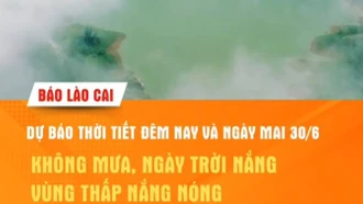 Dự báo thời tiết đêm nay và ngày mai (30/6): Không mưa, ngày trời nắng vùng thấp nắng nóng